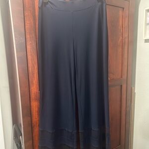 Joseph Ribkoff Midnight Navy Wide Leg Pants